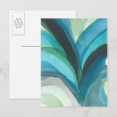 Big Blue Leaf I Briefkaart (Voorkant / Achterkant)