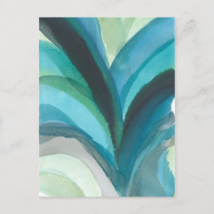Big Blue Leaf I Briefkaart