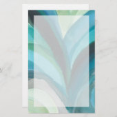 Big Blue Leaf I Briefpapier (Voorkant / Achterkant)