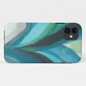 Big Blue Leaf I Case-Mate iPhone Case (Achterkant (horizontaal))