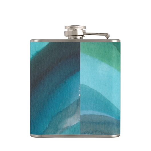 Big Blue Leaf I Heupfles (Achterkant)