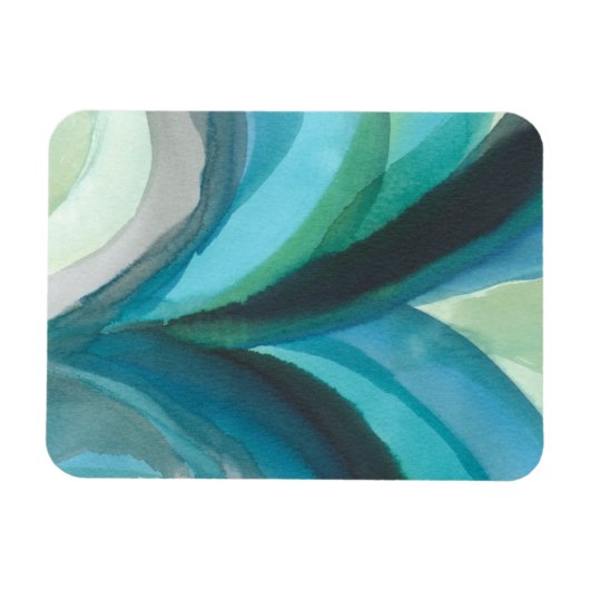 Big Blue Leaf I Magneet (Horizontaal)