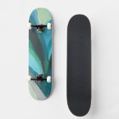 Big Blue Leaf I Persoonlijk Skateboard (Voorkant)