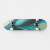 Big Blue Leaf I Persoonlijk Skateboard (Horizontaal)