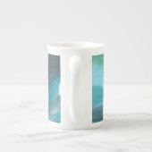 Big Blue Leaf I Porselein Kop (Achterkant)