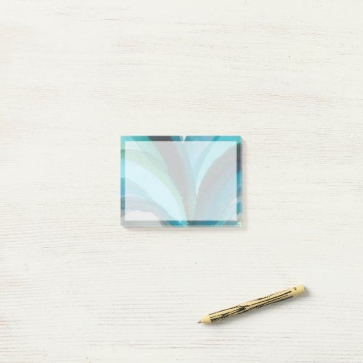 Big Blue Leaf I Post-it® Notes (Op bureau)