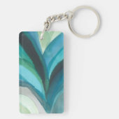 Big Blue Leaf I Sleutelhanger (achterkant)