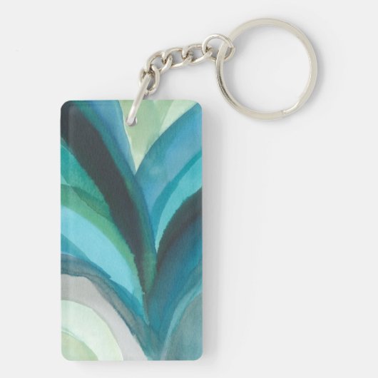 Big Blue Leaf I Sleutelhanger (achterkant)