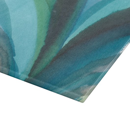 Big Blue Leaf I Snijplank (Hoek)