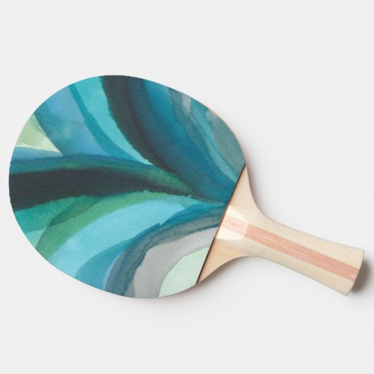 Big Blue Leaf I Tafeltennisbatje (Zijkant)