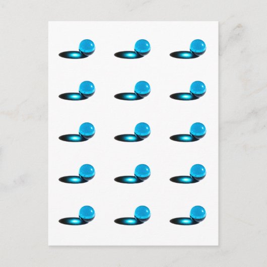 Big Blue Marmer Briefkaart (Voorkant)