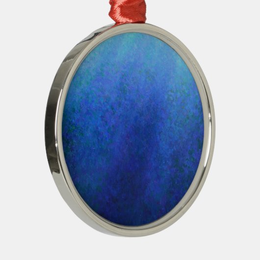 Big Blue Metalen Ornament (Rechts)