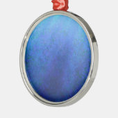 Big Blue Metalen Ornament (Links)