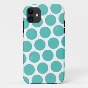 Big Blue Polka Dot iPhone 11 Hoesje