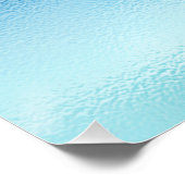 Big Blue Sky Abstracte hedendaagse ombre Poster (Hoek)