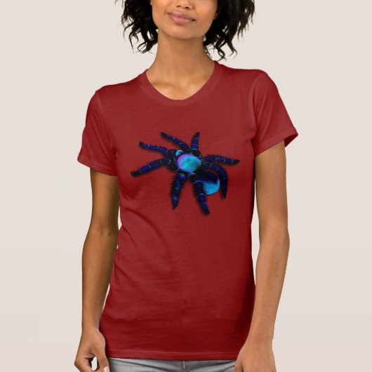 Big Blue Spider Shirt (Voorkant)