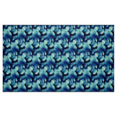 Big Blue Tropical Leaves Fabric Stof (Fat Quarter)