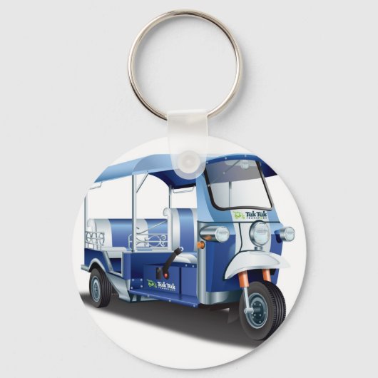 Big Blue Tuk Tuk Sleutelhanger (Voorkant)