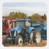 Big Blue Vierkante Sticker (Voorkant)