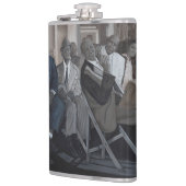 "Big Blues Roadshow" Vinyl Wrapped Flask Heupfles (Links)