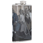 "Big Blues Roadshow" Vinyl Wrapped Flask Heupfles (Rechts)