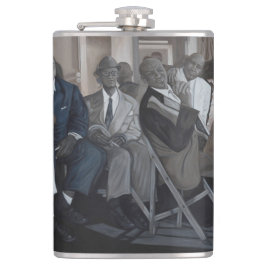 "Big Blues Roadshow" Vinyl Wrapped Flask Heupfles