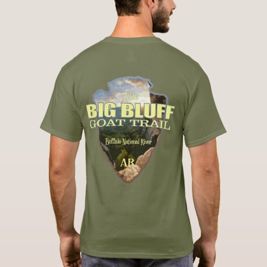 Big Bluff (pijlpunt) T-shirt (Achterkant)