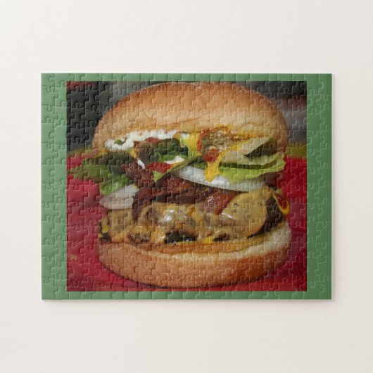 Big Bob's bacon hamburger puzzle Legpuzzel (Horizontaal)