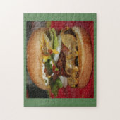 Big Bob's bacon hamburger puzzle Legpuzzel (Verticaal)