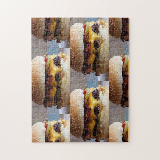 Big Bob's hamburgerpuzzel Legpuzzel (Verticaal)
