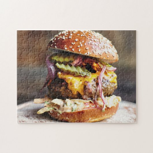 Big Bob's yummy burger 252 stuk puzzel (Horizontaal)