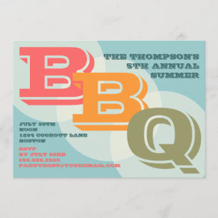 Big Bold BBQ Uitnodiging