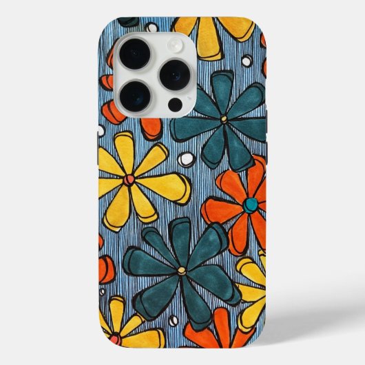 Big Bold Blooms Case-Mate iPhone Case (Achterkant)