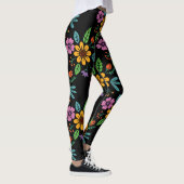 Big Bold Colorful Flowers Leggings (Rechts)