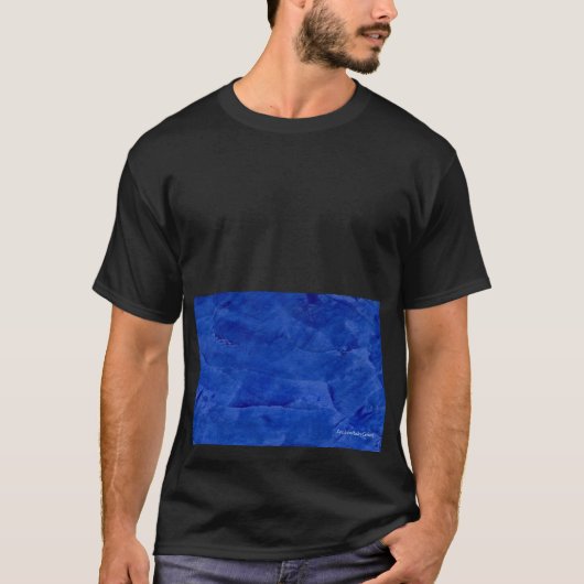 Big Bold Dark Blue Tshirt (Voorkant)