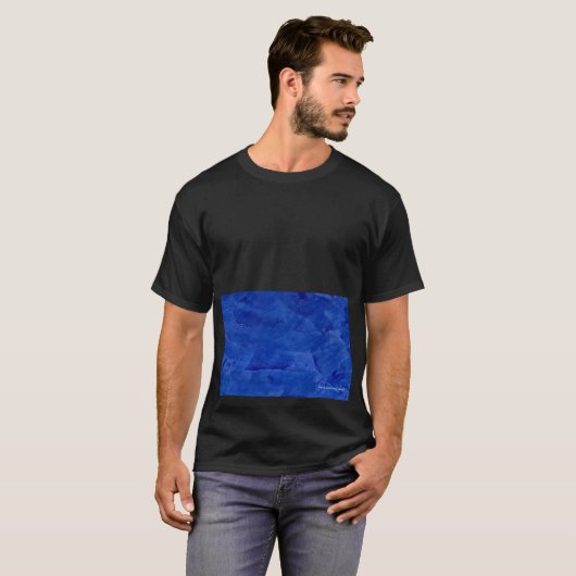 Big Bold Dark Blue Tshirt (Voorkant volledig)