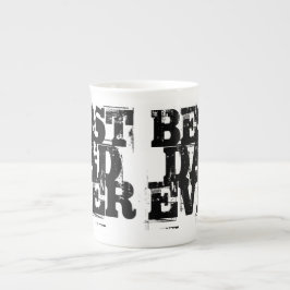 Big Bold Disted Best Pap Ever Typografie Grote Koffiekop