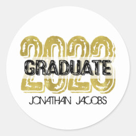 BIG Bold FAUX GOLD 2023 Afstuderen Sticker
