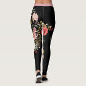 Big Bold Floral Leggings met meerdere kleuren (Achterkant)