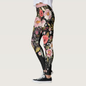 Big Bold Floral Leggings met meerdere kleuren (Links)