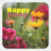 Big Bold Happy Birthday Stickers (Voorkant)