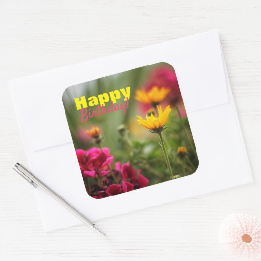 Big Bold Happy Birthday Stickers (Envelop)