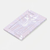 Big Bold Hibiscus Flower CHOOSE COLOR Post-it® Notes (Schuin)