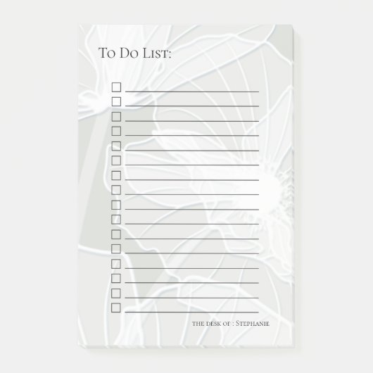 Big Bold Hollyhocks KIES KLEUR Post-it® Notes (Voorkant)