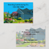 Big Bold Landscaping Service-Visitekaartjes Visitekaartje (Voorkant / Achterkant)