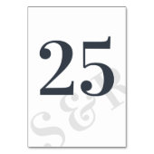 Big Bold Monogram Modern Simple Kaart (Voorkant)