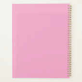 Big Bold Pink Iris Planner (Achterkant)