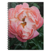 Big Bold Pink Peony Notitieboek (Voorkant)