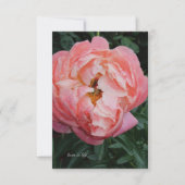 Big Bold Pink Peony Notitiekaartje (Voorkant)