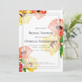 Big Bold Red en Yellow Daisies Kaart (Staand voorkant)